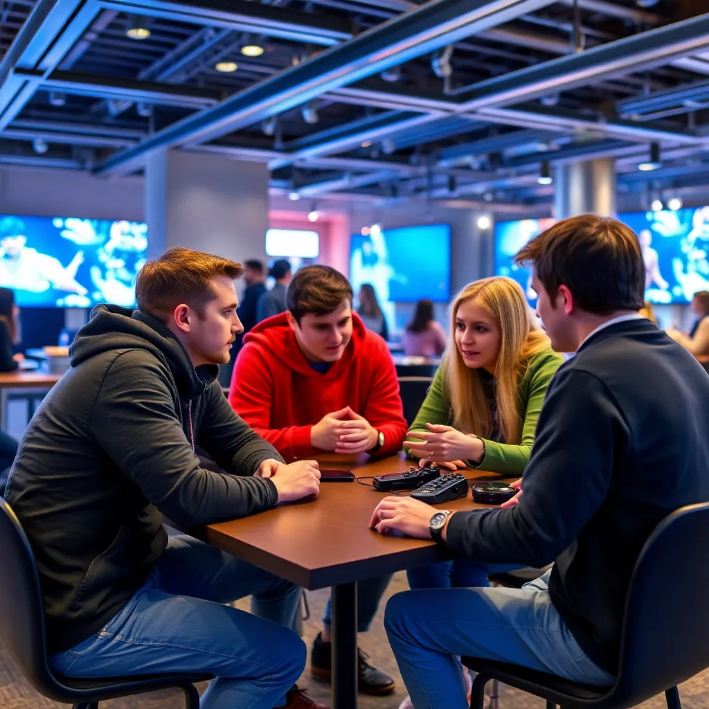 Team von Spielanalysten bei der Arbeit