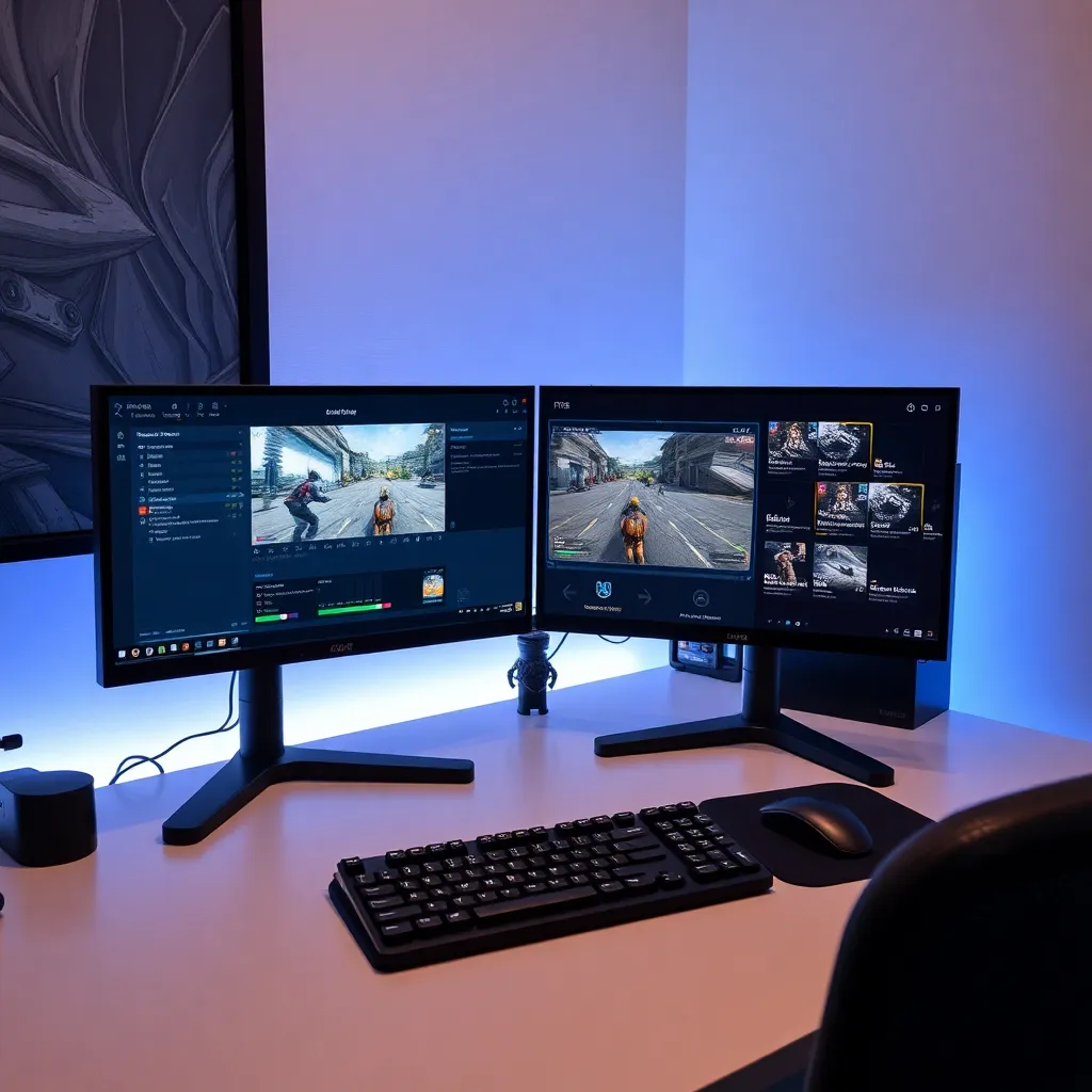 Aufnahmesoftware für Spielanalyse auf einem Computerbildschirm